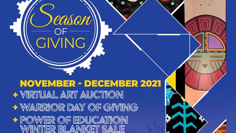 Diné College Season of Giving Annoucement