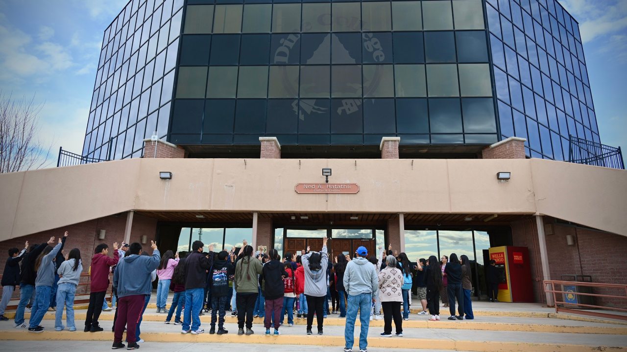 DINE COLLEGE HOMEPAGE visual data 8