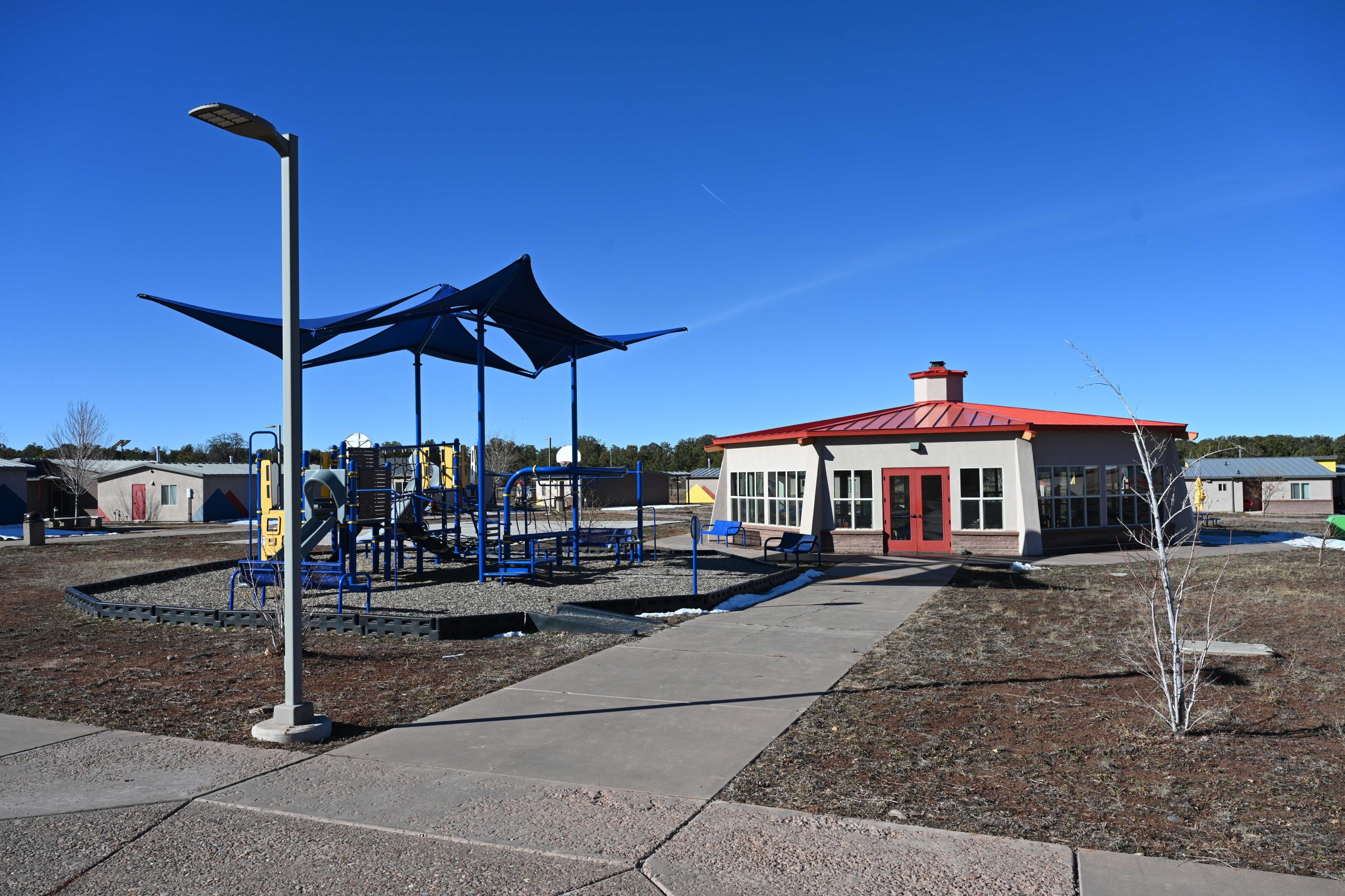 Student Family Housing Playground & Central Hogan