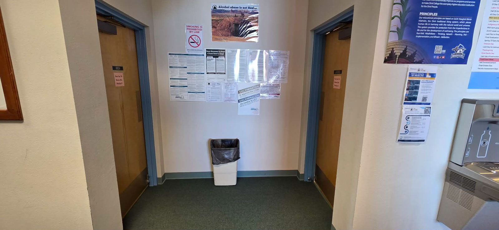 Crpt Ctr Restrooms Handicap Access Needed
