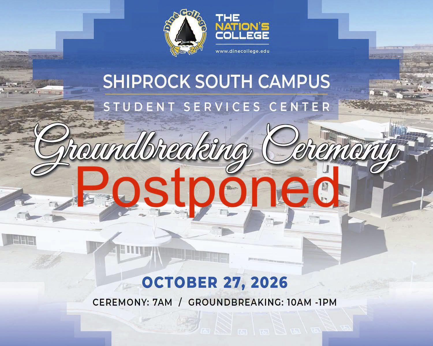 dinecollege-groundbreaking-postponed